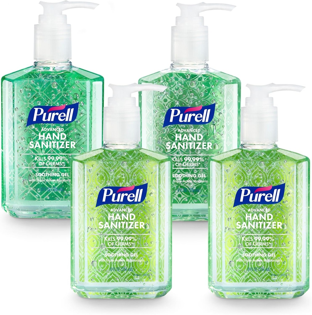 PURLL ขั้นสูงมือซาลิเซอร์ Sueth Gel, Senter, 8f Febz Pumplot (4 ง), 9674-06-EDECO