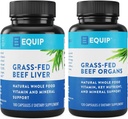 Equip Foods Graves-Fed Beef Liver Capsules & Grass- Fed Beef Organian