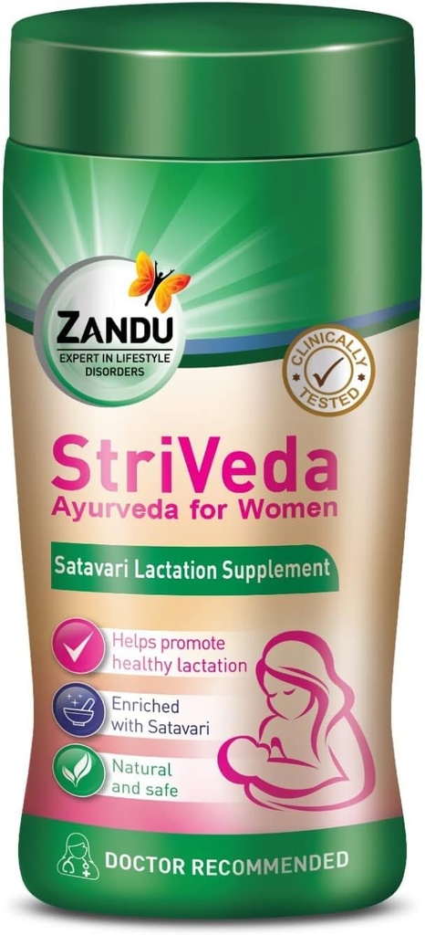 Nutranix TNA StriVeda Satavari Lactation Emal təchizatının artırılması üçün ekspert, 210 g, doktor tərəfindən tələb olunur, Natural və Safe