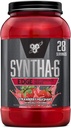 BSN SYNTHA- 6 Edge Protein Powder, Strawberry Protein Powder dengan Hydrolyzed Whey, Mivault Casein, Milk Protein Isolate, Low Sugar, 24g Protein, Strawberry Milkshake, 28 Hamba