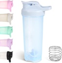 D.Y.A 24oz Shaker Bottle，Leak Proof Sports Shaker Cups for Protein Shakes，Shaker Bottle for Pre Workout and Travel To Go，BPA Free & Easy Clean Protein Shaker Bottle,Blue