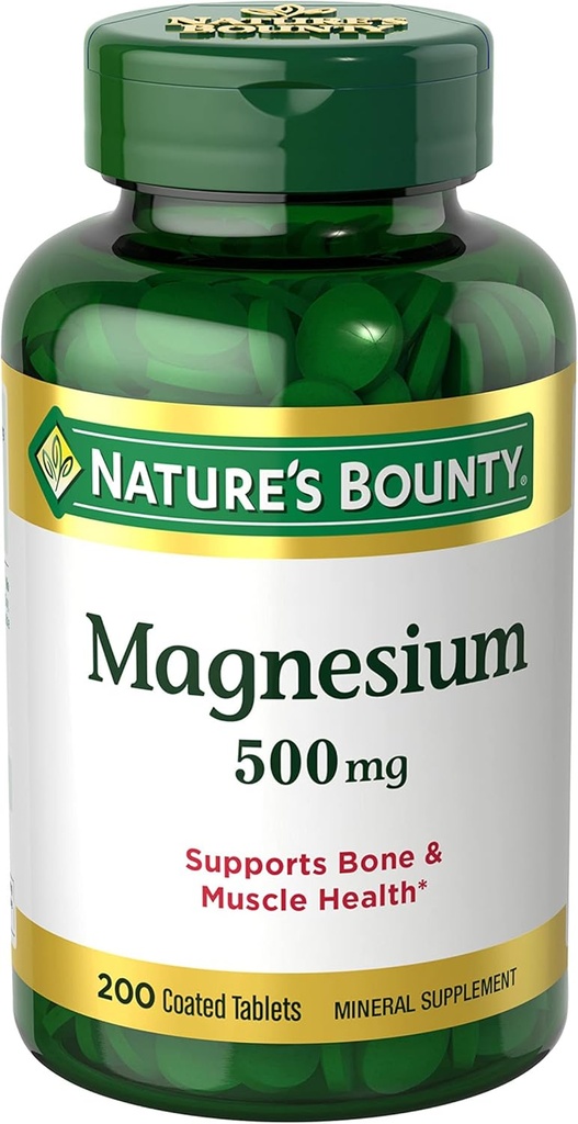 Nature's Bounty maşın, Tablet, 500 mg- 200 Ct.