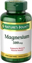 Nature 's Bounty Magnesium, tablet, 500 mg-200 Ct..