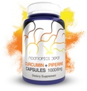Nootropics Depot Curcumin + Piperine Capsules | 1000mg Curcumin + 6mg Piperine | 60 Count