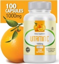 Vitamina C 1000mg 100 capsule (2 bottiglie)