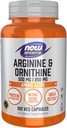 Now Sports Nutrition, Arginine & Ornithine 500 / 250 מ"ג, Amino Acids, 100 Veg כמוסות