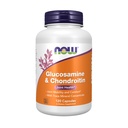 NOW Supplements, Glucosamine & Chondroitin, with Trace Mineral Concentrate and Alfalfa, 120 Capsules