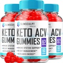 3 Pack) Slimsculpt Keto ACV Gummies - Advanced Formula Slim Sculpt Keto Plus ACV Gummies Apple Cider Vinegar Keto Slimsculpt ACV Gummary supplement Reviews Men Women (180 Gummies)