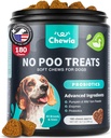 No Poo Chewables per als Dogs - Probítics per a la salut Digestiva amb enzymes - Copropha Deterrent - Canine Skont Svant - Digest, Dental, Gut Gut i Imneney - No menjo