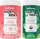 Bellway Super Fimber + Collagen, Strawberry super Fiber + Greens
