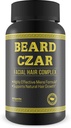 The Beard Czar-Facial Complex - Sangat Efektif Mens Formula - Mendukung Perkembangan Rambut Alami - Meningkatkan Kualitas Beard dan Ngustshment -60 Kasules