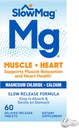 SlowMag Muscle + Heart Magnesium Chloride with Calcium Supplement to Support Muscle Relaxation, Occasional Muscle Cramping & Heart Health, High Absorption, 60 Count