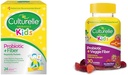 Culturelle Kids Probiotic + Fiber Packets (Ages 3+) - 24 Count - Digestive Health &amp; Immune Support " Daily Probiotic for Kids + Veggie Fiber Gummies (Ages 3+) - 30 Count
