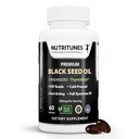 Black Seed Oil 3% Thymoquinone Standardized – Clinically Studied, USP Grade, Cold-Pressed Nigella Sativa ThymoQuin, Non-GMO – 60 Softgels