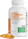 Bronson vitamina B complexa (Vitamin B1, B2, B3, B6, B9 - Àcid fèlic, B12), 250 taules