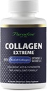 Thiên đường Herbs Collgen cực đoan với chất sinh học collgen, acid Hyluronic, và Nature's C, dành cho tóc khỏe mạnh, da, và hỗn hợp, 60 calsules