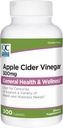 Quality Choice Apple Cider Vinegar 300 mg - 일반 건강 및 웰빙 - 정제의 300 개 병에 영양 보충