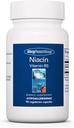Allergy Research Group Niacin תוסף - ויטמין B3 עבור גברים ונשים, Niacin עם Flush, Nicotinic Acid, NAD, 250 מ"ג קפסולות צמחוניות - 90 Count Count