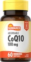 Sundance CoQ10 100mg | 60 Absorbable Softgels | Piper beltzak erauzketarekin | Ez-GMO eta Gluten Free gehigarria