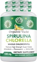Hệ thống sinh học Veda Spirulina & chlorella Capsules, 1500mg, 300 Count - Spiulina Chlulla Capsules all Green Antioxidtes, Phycocyanin, Amino acid - Boost Immunity, năng lượng, hỗ trợ Bản dịch