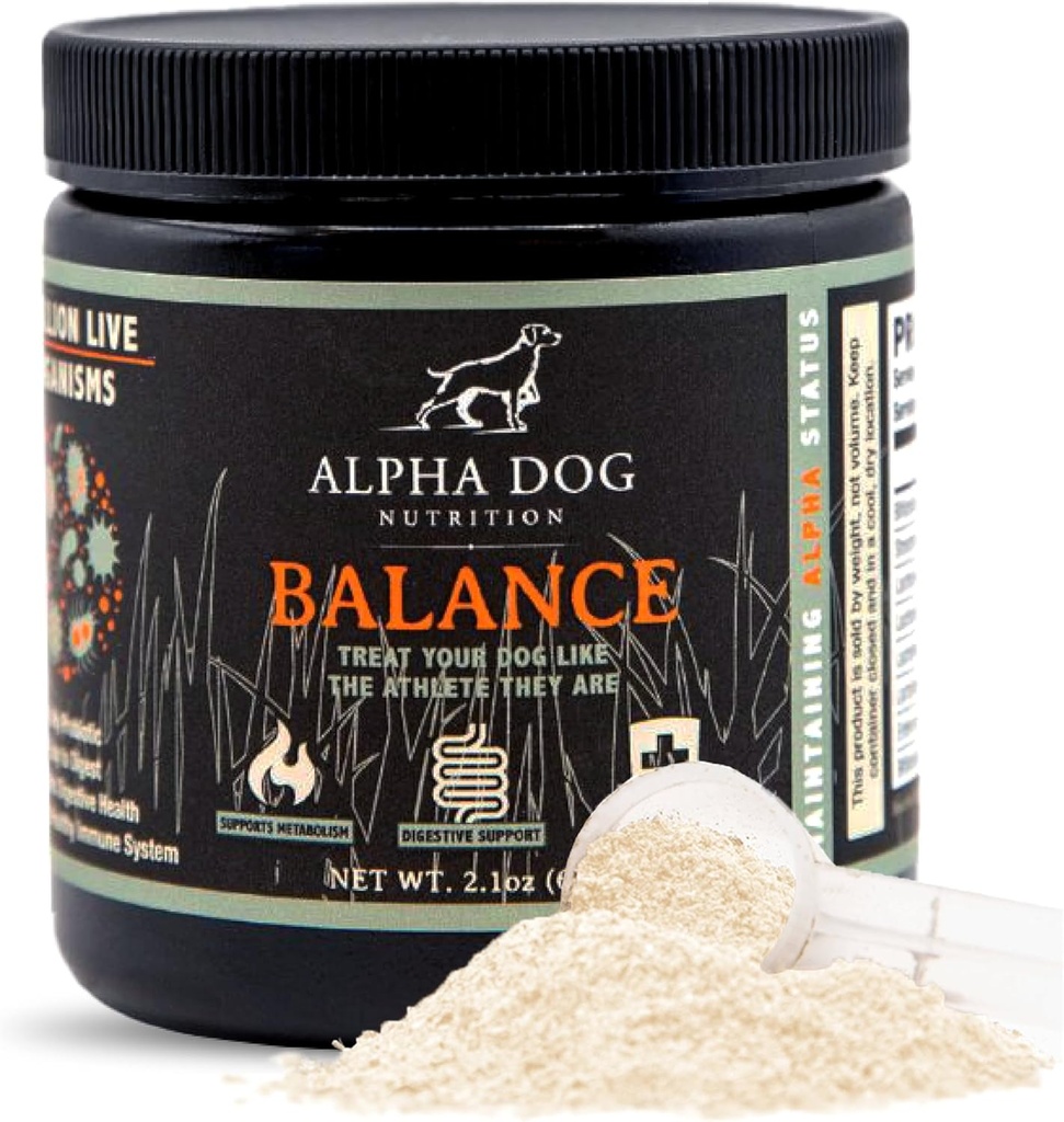Alpha Dog Nutrition의 개를위한 균형 Probiotic 혼합