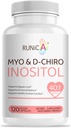 Myo-Inositol & D-Chiro Inositol 妇女补充金 -- -- 理想40:1 比率 -- -- 支持Hormone平衡和生育与Ovarian 健康 -- -- Vegan粉末卡普尔 -- -- 120卡普尔30天供应