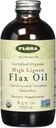 Flora Health Sertifikatlaşdırılmış Organic High Lignan Flax Seed Oil, Cold Pressed, Unrefined & Gluten Essential Fatty Acids ilə Pulsuz, Unmodified Flaxseed Oil, 17 fl. oz. Qapı