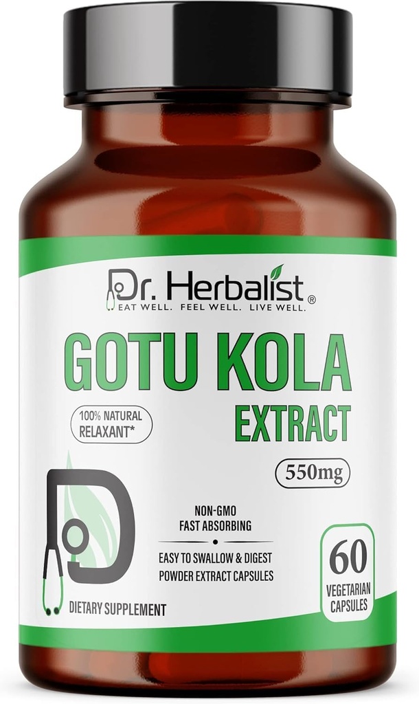 DR. Herbalista Gotu Kola extrakt 550mg 