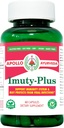 Imuty Plus soporte Immune System Dietary Herbal Suplemento equivalente 5000 mg Giloy Ashwagandha Mulethi Ayurvedic Vegan 60 cápsulas