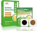 Motion Sickness Patch for Cruise Car, 40 Count Waterproof Non Drowsy Travel Essentials Motion Slackness Patche for Dewata and Kids