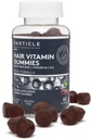 Partikel Gummies, Gluten Free & Vegan dengan Vitamin C, Biotin, Zinc & Vitamin B12, Suplemen Harian Pria untuk Pendukung Rambut & Wellness, Cherry Flavor, 60 Gumies, Persediaan 1 Bulan