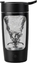 Elektriskais kratītājs Pudele, Blender Pudeles Olbaltumvielu maisījumiem, -Tritan -BPA Free-; Portable Mixer Cup, atkārtoti uzlādējams krata Cups un miltu nomaiņas krata, 22 oz(Melns)
