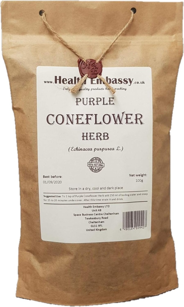 Здравно Посолство Purple Coneflower Herb  по Echinacea Purpurea L