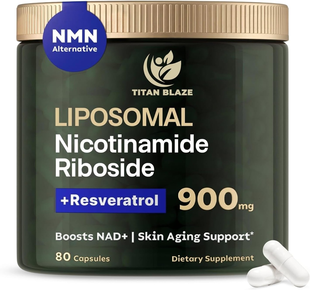 NAD+ Nicotinamide Riboside amb Resveratrol & Quectin NM alternativa Lobbyum Anti-Apping per a l'Energia, focus i implementació de cel· la 80 High-Purity Capulesg