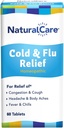 NaturalCare Rece & Flu Relief, Homeopatic Tablete, 60ct 