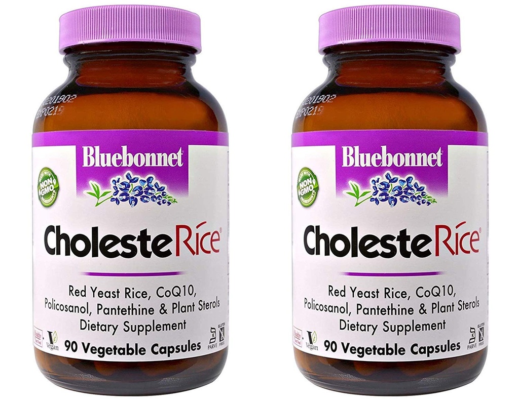 Bluebonnet Nutrition, CholesteRice, 90 Veggie Caps - 2pc