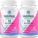 Vaginal Probiotics, 70 Billion CFU 13 Strains Probiotics for Women, with Prebiotic & D-Mannose, Womens Probiotic for Vaginal Health, Urinary, pH Balance, Immune & Digestive, 120 Capsules