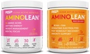RSP NUTRITION AminoLean Pre Workout אנרגיה (Pink Lemonade 30 משרתים) עם AminoLean Recovery Post Workout Boost (Blood Orange 30 משרתים)