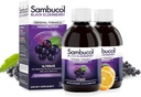 Sambucol Black Elderberry Syrup - Black Elderberry Liquid, Immune Support for Kids and Adults, High Antioxidants, Gluten Free - Original Formula - 7.8 Fl Oz, 2-Pack