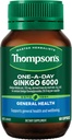Thompson One-A-Day Ginkgo 6000mg 60 Kapsül