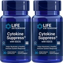 Life Extension Cytokine Suppress EGCG-rekin, 30 kapsula begetariar (2ko paketea)
