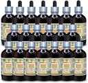 Kava Kava (Piper Methysticum) Tincture, extract lichid din rădăcini uscate (Brand Name: HerbalTerra, Proudly Made in USA) 20x4 fl.oz (20x120 ml)