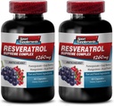 Reveratrol Supreme 1200 mg Maximum Power Plus 1200 Red Wine Suplemen, resveratrol Red Wine, resveratrol antioksidant, Red Wine Extract dengan resveratrol, Anggur Merah Grape 2 Botol