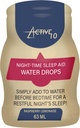Hora da noite Ajuda ao sono gotas de água, melhorar e acalmar para noites descansadas - suco de cereja, ingredientes naturais - 2.13 Fl Oz