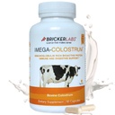 Bricker Labs Mega- Colostrum Kapsle, Gut Zdraví, Imunita, Kůže & Vlasy, 1000 mg Bovine Colostrum dodatek 40% IgG, bohaté na bioaktivní proteiny, růstové faktory a protilátky, 45 Služební