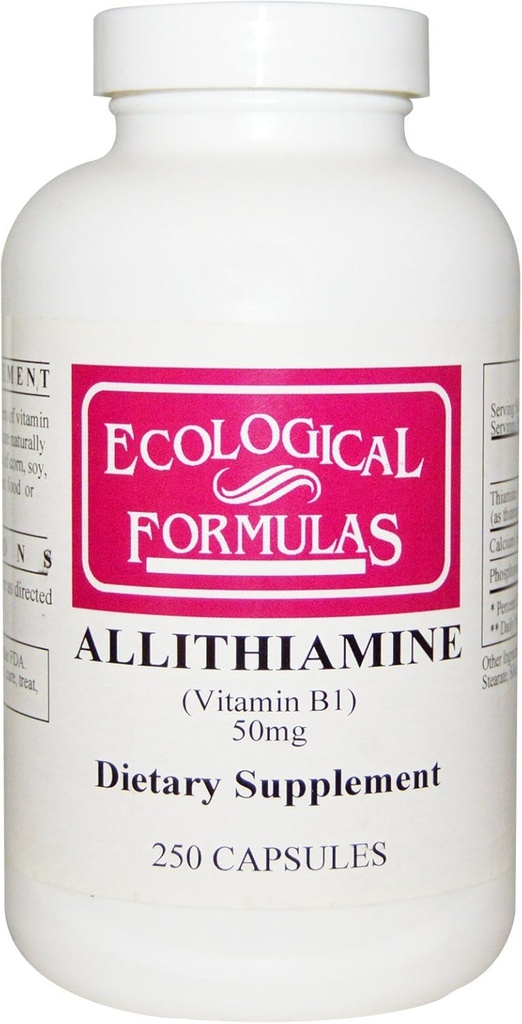 Allitiamino vitaminas B1, 50 mg, 250 kapsulių