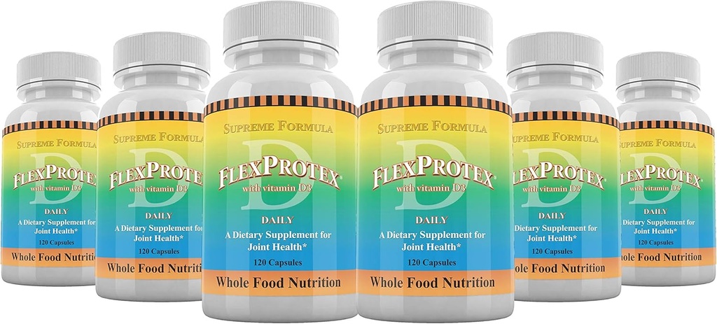 Daglig hälsa, Flexprotex D 6 flaskor 720 kapslar