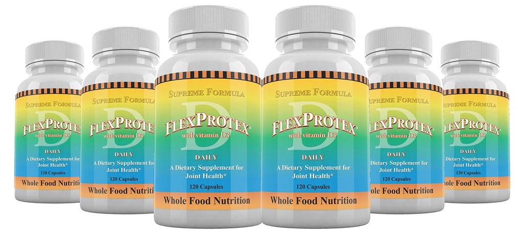 Daily Health, Flexprotex D 6 Bottles 720 Capsules