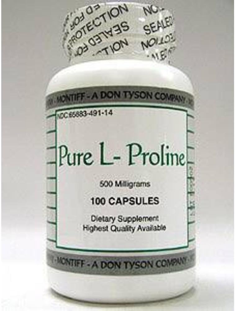 Proline L บริสุทธิ์ 500 mg 100 Capsulue
