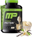 Cơ bắp chiến đấu với Protein Powder, Vanilla Flavor, nhiên liệu cơ sở sản xuất, 5 nguồn protein bao gồm Whey Protein & Egg Albumin, Gluten Free, 4 lb, 52 phục vụ